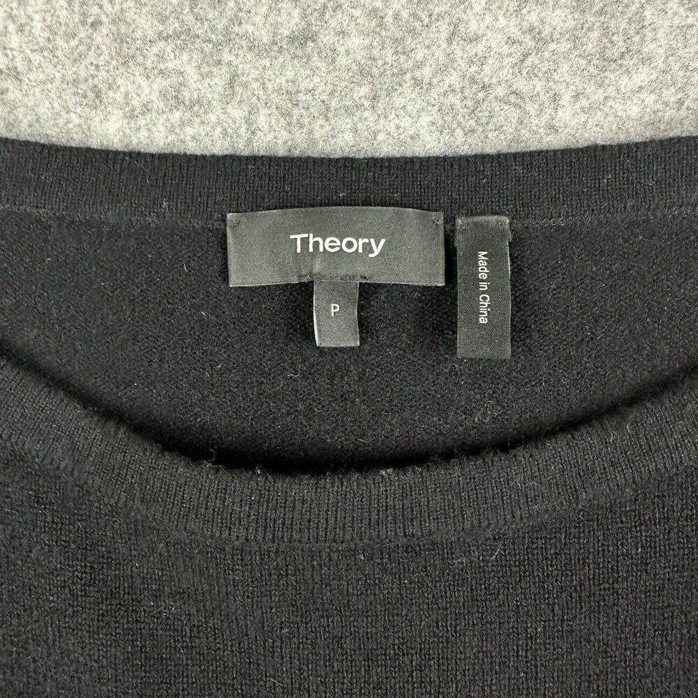 Theory Cashmere Tunic Sweater Womens P Beninaty B Side Slits Cozy Soft Knit Top* - Picture 5 of 12
